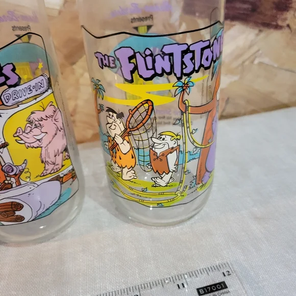 The Flintstones Cartoon Glass Set - Multicolor - Picture 5 of 7